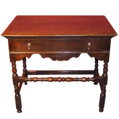 English Late 17th Century Side Table