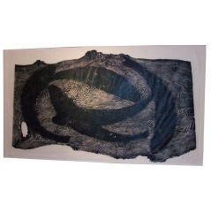 "Pod of Whales" Woodblock Print by Julian Meredith