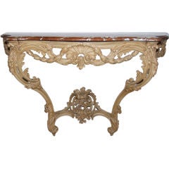 Louis XV Rococo Console Table