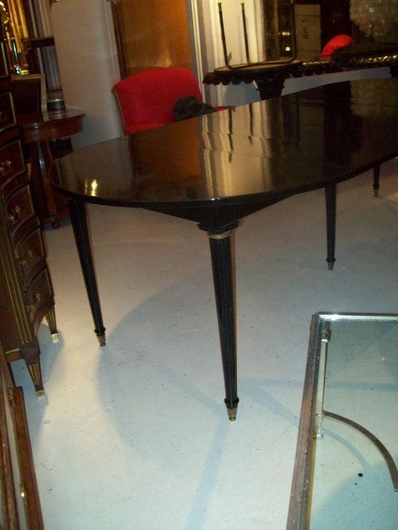 Exceptional 8 1/2 Ft. Ebonized Dining Table