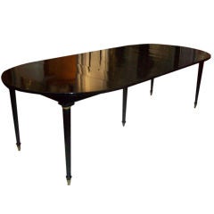 Exceptional 8 1/2 Ft. Ebonized Dining Table
