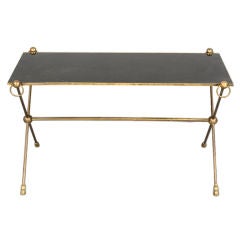 Jansen Bronze, Glass-Top Coffee Table in the Neoclassical Manner 5