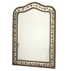 Jansen Eglomise Mirror with Arched Top