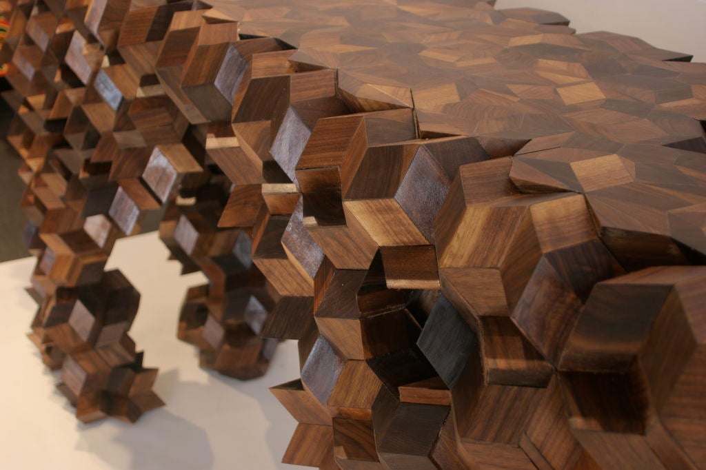 Walnut Quasi Console by Aranda/Lasch