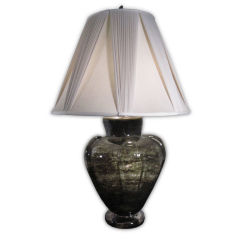 Murano Smoke Glass Lamp