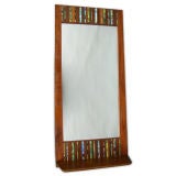 Harris Strong Wood and Tile Mirror