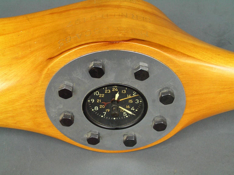 American Airplane Propeller Clock