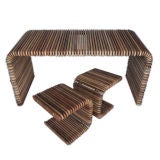 Palmwood Slat Tables and Desk