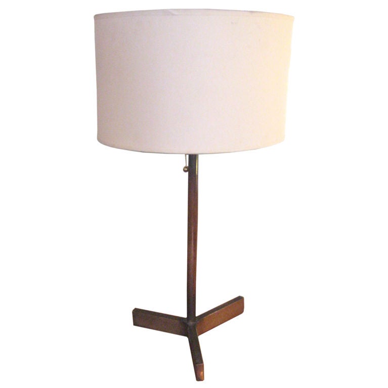 Roger Fatus Bronze Table Lamp by Disderot
