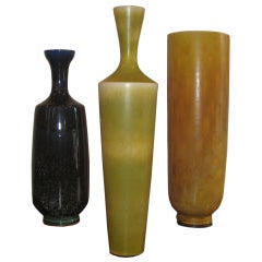 Three Large Berndt Friberg Vases 12