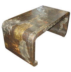 Paul Evans Mixed Metal Patchwork Coffee Table