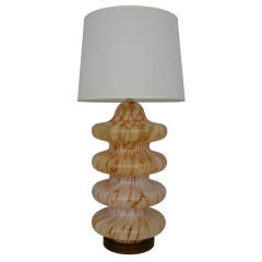 Large Murano Glass Lamp