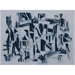 Large Framed Shadowbox Collage by Michael Yurick