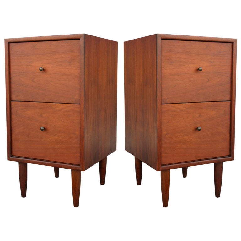 Pair Danish Cabinets