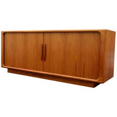 Danish Tambour Teak Sideboard