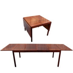 Retro Rosewood Extendable Dropleaf Table
