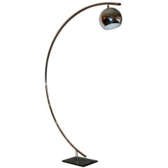Chrome Arc Floor Lamp