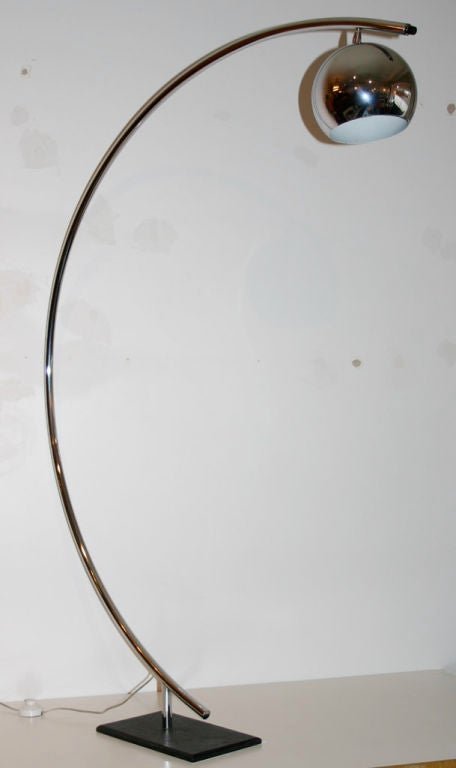 Chrome Arc Floor Lamp