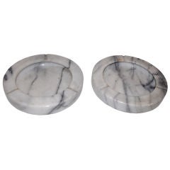 Carrera Marble Ashtrays - Sergio Asti