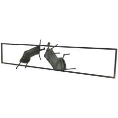 Figural Bronze Sculpture - Unsigned