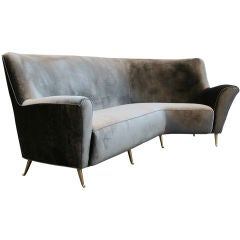 Magnificent Curved Sofa by Ico Parisi