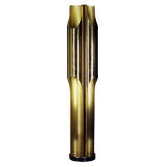 Orgues Polished Brass Floor Lamp by Charles & Fils