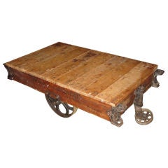 An Industrial Cart/Low Table