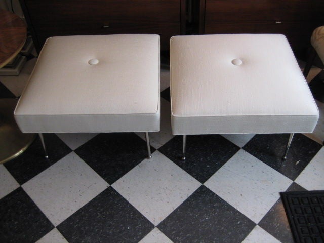 A Pair of Ottomans Attributed to T.H.Robsjohn-Gibbings 1