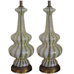 A Pair of Murano Lamps 2