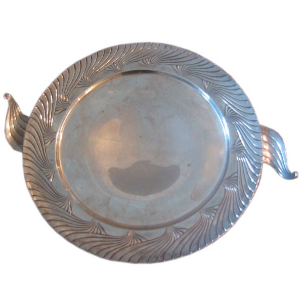 A Silver Art Deco Bowl by Alfred Kintz for International Silver