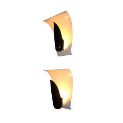 A Pair of Rare Appliques by Angelo Lelli for Arredoluce