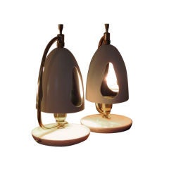 A Pair of Bedside Lamps by Arredoluce