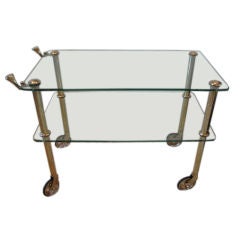 Brass Serving Cart by Osvaldo Borsani 10