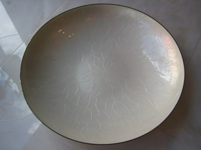 A very impressive sterling silver and enamel bowl by David Andersen, Norway.
