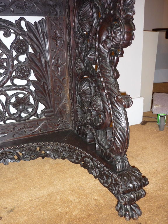 ANGLO INDIAN ROSEWOOD CONSOLE TABLE 1