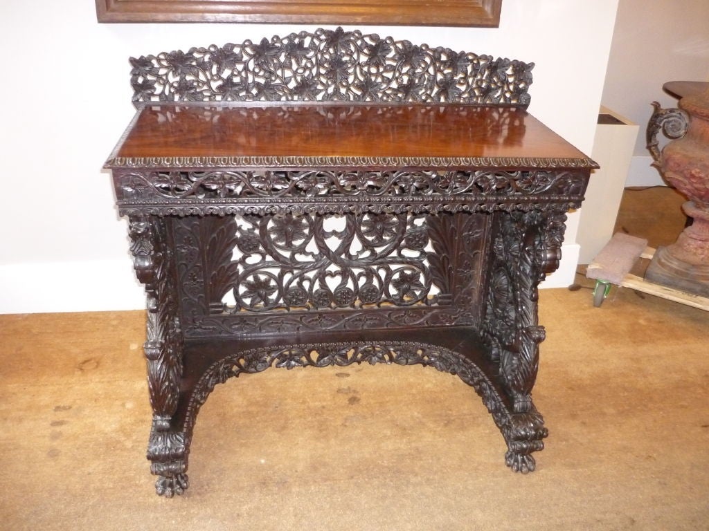 ANGLO INDIAN ROSEWOOD CONSOLE TABLE 3