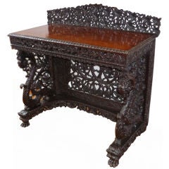 ANGLO INDIAN ROSEWOOD CONSOLE TABLE