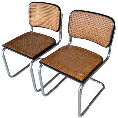 Pair of Marcel Breuer Chairs for Stendig