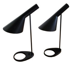 Pair of Arne Jacobsen Desk Lamps for Louis Poulsen