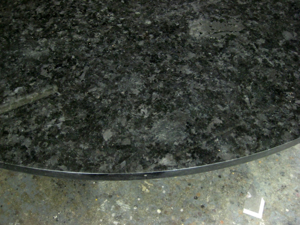 Black Granite Dining Table by Nicos Zographos