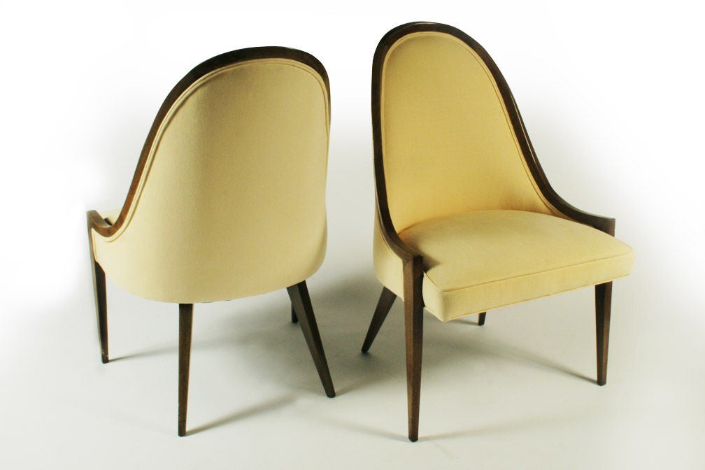 Mid-Century Modern American 'Gondola' Pull Up Chairs by Harvey Probber For Sale