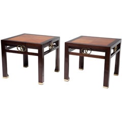 Pair of Far East Occasional Tables by Michael Taylor for Baker