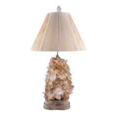 Stunning Magical Crystal Rock Table Lamp by Carole Stupell