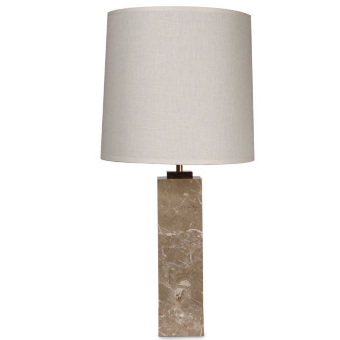 cream marble lamp table