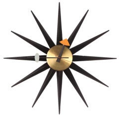 Sunburst Wall Clock by George Nelson for Howard Miller