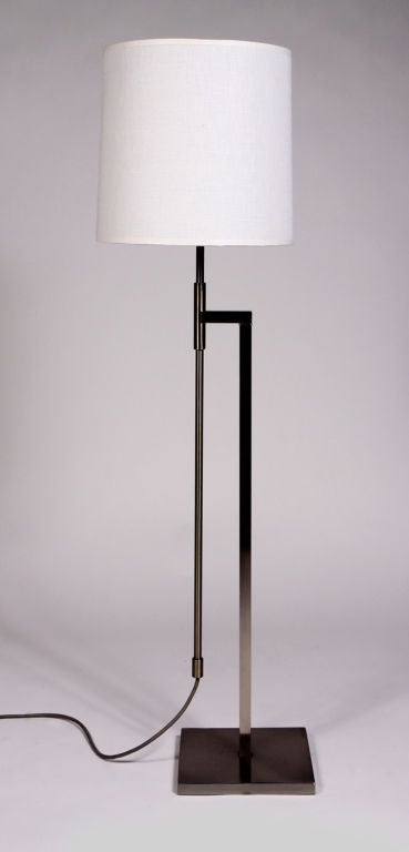 Adjustable Floor Lamps by Harold Weiss Telescoping Adjustable Floor Lamp