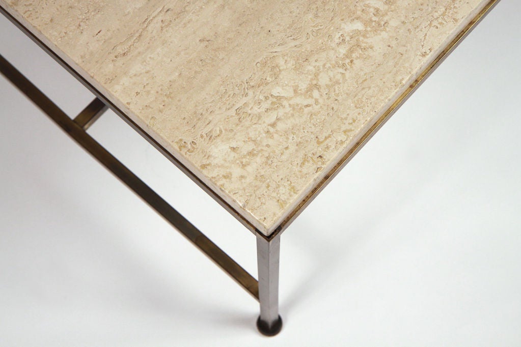 American Travertine Topped Occasional Tables by Paul McCobb for Calvin In Excellent Condition For Sale In New York, NY