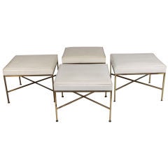 Set of Four Perfect Square Benches by Paul McCobb