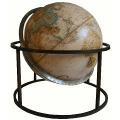 Brass Table-Top Terrestrial Globe