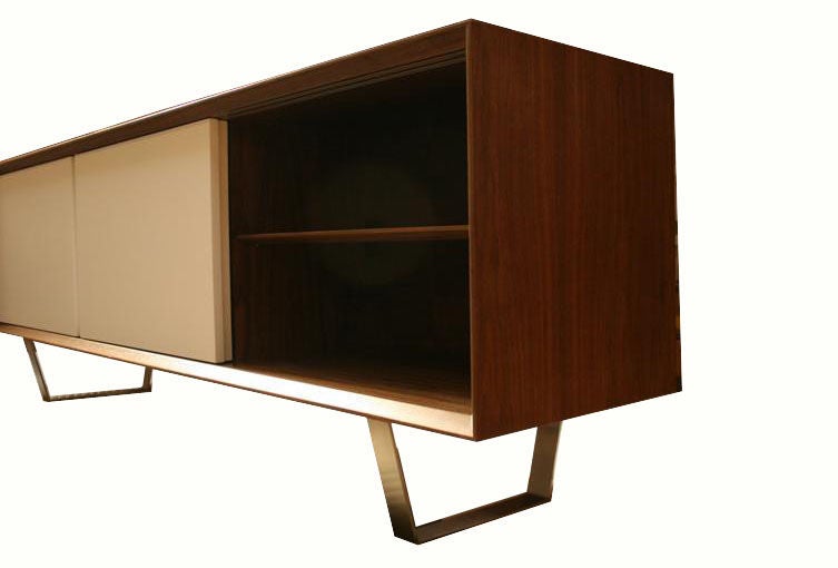 Contemporary Yoon Sliding Door Console For Sale